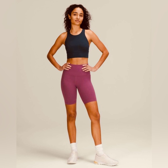 Lululemon Wunder Train Longline Bra Size 6 Black Workout Sports Top EUC - Picture 5 of 8